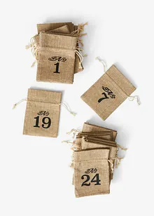 Adventskalender mit 24 Säckchen, bonprix