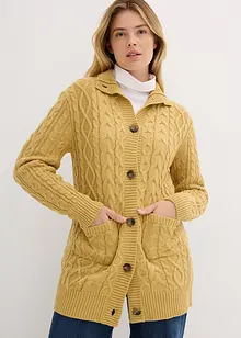 Grobstrickjacke mit Zopfmuster, bonprix