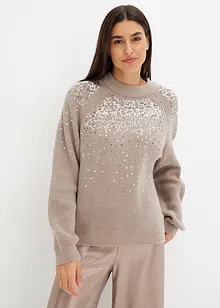 Pullover mit Pailletten, bonprix