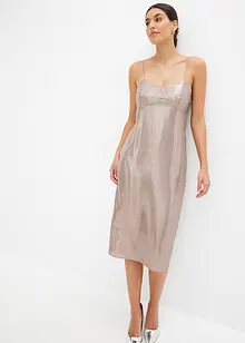 Trägerkleid aus feinem Satin, bonprix