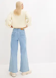 Wide-Leg-Jeans, Mid Waist, bonprix