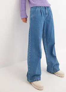 Wide-Leg-Jeans, Mid Waist, bonprix