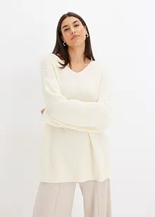 Oversize-Pullover aus Woll-Mix, bonprix