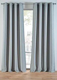 Jacquard Vorhang mit grafischem Design (1er Pack), bonprix