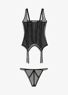 Corsage mit Strapshalter und String (2-tlg.Set), VENUS