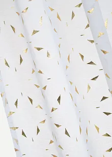 Gardine mit recyceltem Polyester mit Glanzdruck (1er Pack), bonprix