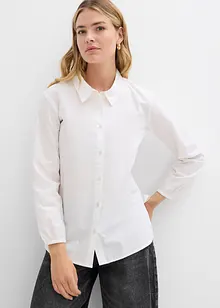 Oversize-Bluse mit Elastikeinsatz, bonprix