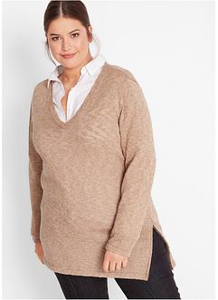 Damen Pullover mit Rundhals großen Größen bei bonprix Damen Pullover mit Rundhals großen Größen bei bonprix