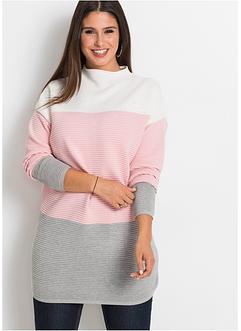 Damen Lässiger Ripp Pullover mit weitem Ausschnitt beige Damen Lässiger Ripp Pullover mit weitem Ausschnitt beige