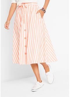 38 blau weiß Pünktchen Print knöchellang NEU Maxirock Chiffon Rock Gr