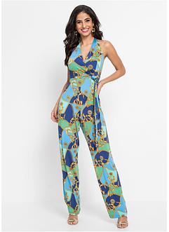 Neckholder-Jumpsuit mit Print, BODYFLIRT boutique