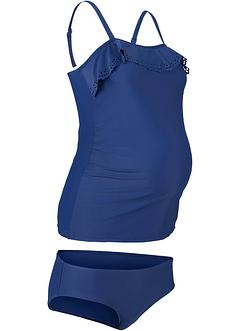 Schwangerschafts-Bikini Set Tankini Mit Streifen – Bequeme Umstandsbademode Für Pool, Strand & Urlaub