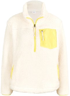Fleece Sweatshirt mit Brusttasche, bpc bonprix collection