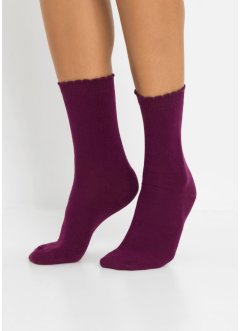 Socken mit Wellenkante (5er Pack) mit Bio-Baumwolle, bpc bonprix collection
