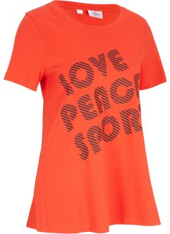 Sport-Shirt aus Bio-Baumwolle, halbarm, bpc bonprix collection