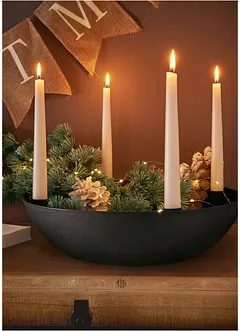 Kerzenständer in Schalenform mit 4 Kerzenhaltern, bonprix