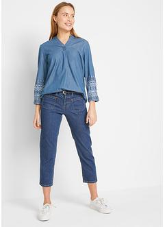 7/8-Stretch-Jeans mit Bio-Baumwolle, Slim, John Baner JEANSWEAR