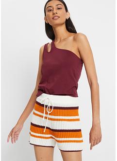Cold-Shoulder Top mit Bio-Baumwolle, RAINBOW