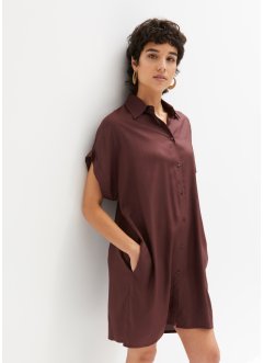 Weites Blusenkleid aus nachhaltiger Viskose, RAINBOW