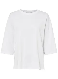 Baumwoll- Oversize-Shirt, halbarm, bonprix