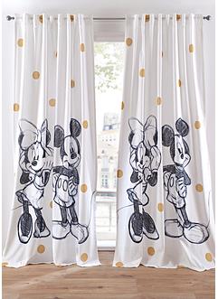 Disney Minnie and Mickey Mouse Bio-Baumwoll Vorhang (1er Pack), Disney