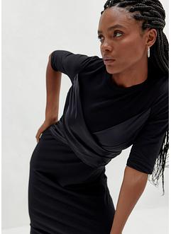 Kleid mit Satin-Einsatz, RAINBOW