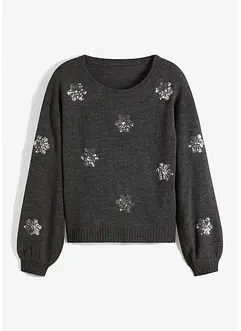 Pullover mit Pailletten, bonprix