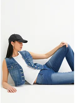 Jeansweste mit Stretch, bonprix