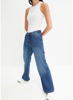 Wide Leg Jeans High Waist, Bio-Baumwolle, John Baner JEANSWEAR