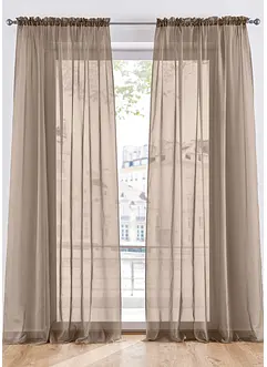 Gardinen aus leichtem Voile (2er Pack), bonprix