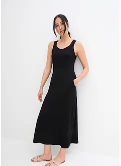 Maxikleid aus Baumwoll- Viskose Mischung, bonprix