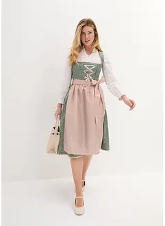 Dirndl mit Schürze in Midilänge (2-tlg. Set), bonprix