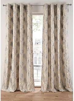 Jacquard Fertigvorhang mit Glanz (1er Pack), bonprix