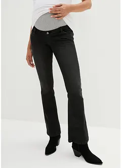 Umstandsjeans aus Baumwoll-Stretch, Flared, bonprix