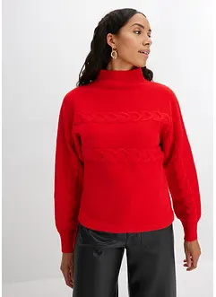 Pullover mit Zopfmuster, bonprix