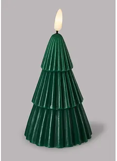 LED-Echtwachskerze in Tannenbaum Form, bonprix