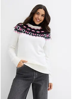 Pullover mit Weihnachtsmotiv, bonprix