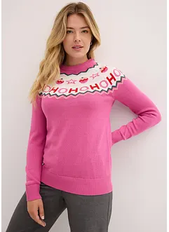 Pullover mit Weihnachtsmotiv, bonprix