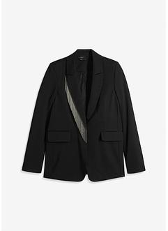 Blazer mit Kette am Kragen