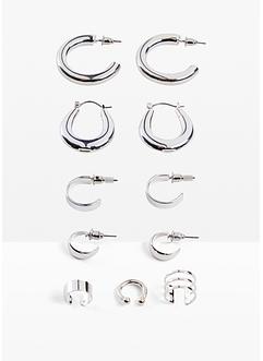 Creolen- und Earcuffset (11-tlg. Set)