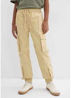 Stretch-Schlupf-Cargohose, Regular Fit, bonprix