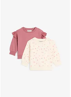 Baby Sweatshirt (2er Pack) aus Bio Baumwolle