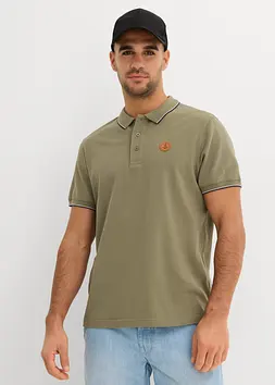 Bonprix Piqué-Poloshirt aus reiner Bio-Baumwolle