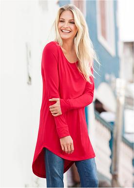 Vestido tubinho Blusa longa mullet