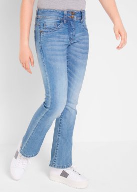 164 Neu YIGGA Mädchen Stretch Jeans Hose mit Pailletten verstellbare Taille  Gr