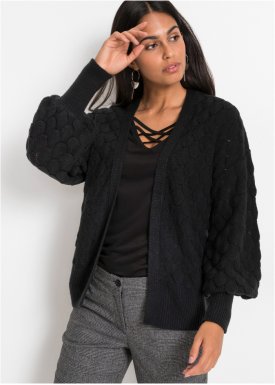 Valentina Strickjacke DAMEN Pullovers & Sweatshirts Strickjacke Pailletten Rabatt 76 % Schwarz 54 