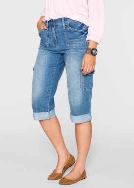 Barcode Capri jeans Rabatt 84 % DAMEN Jeans Capri jeans Print Blau 38 