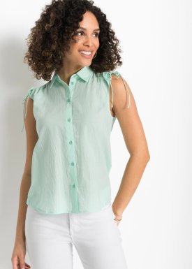 Damen Kleidung Tops & T-Shirts Kurzärmelige Blusen Camaïeu Kurzärmelige Blusen Bluse kurz 