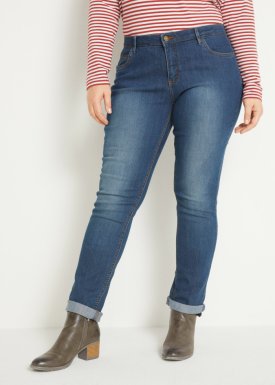 für großen Größen in Jeans Damen bonprix | Lange
