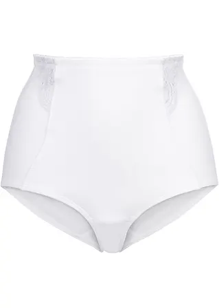 Shape Panty mit starker Formkraft in weiß von vorne - bonprix